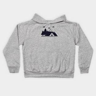 Camping under the Stars Kids Hoodie